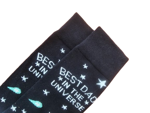 Large crew socks for Men 9–11 perfect for gifting to Dad