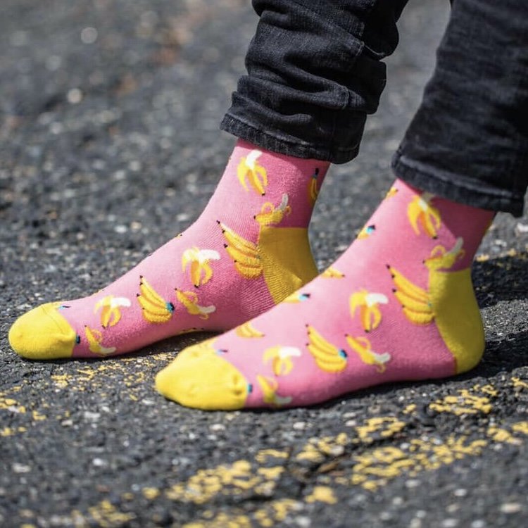 Banana Peel Socks