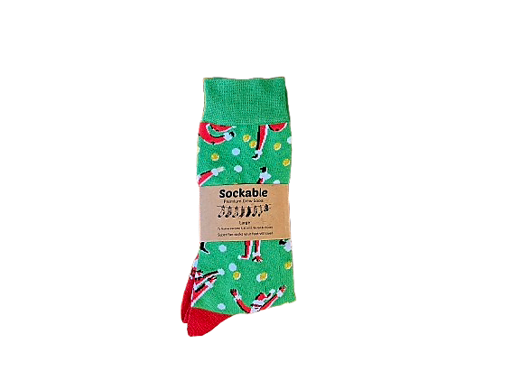 Groovy Santa Socks