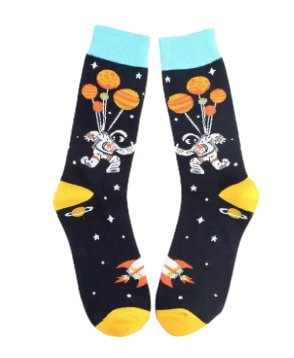 Space Walk Socks